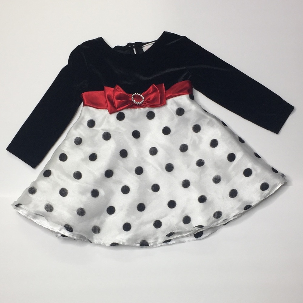 Youngland baby girl winter dress Christmas dress